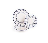 Exèlsa « Old Cottage » Service de Table 18 pièces, Blanc