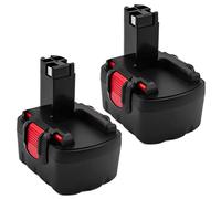 Exemoro 2×14,4V 3,0Ah Ni-MH Batterie BAT038 pour Bosch 14,4V Batterie BAT040 BAT041 BAT042 BAT043 BAT140 BAT159 2607335275 2607335533 2607335534 2607335711 2607335465 Outil électrique sans Fil
