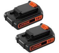 Exemoro pour Black Decker 18V 3.0Ah Batterie de Rechange 3000mAh Batterie BL2018 LBXR20 LBXR20-OPE LB20 LBX20 BL2018-XJ 194205-3 194309-1 194204-5 196399-0 196673-6 LXT-400 (Rouge)