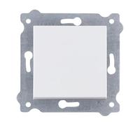 EXEN - Interrupteur Croisé Mural Encastrable 1 Voie Blanc - Simple Interrupteur 10A 250V - All-in-One Compatible avec les Séries KARELL/ODAK/COMFORT - 214/01E