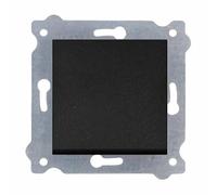 EXEN - Interrupteur Mural Encastrable 1 Voie avec Bascule Noir Métallisé - Simple Interrupteur Électrique 10A 250V pour Maison, Bureau - All-in-One Compatible avec KARELL/ODAK/COMFORT -200/14E