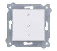 EXEN - Interrupteur Volet Roulant 3 Voies - Blanc - Simple Mural Encastrable pour Stores Électriques - All-in-One Compatible avec les séries KARELL/ODAK/COMFORT - 218/01E