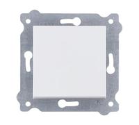 EXEN - Simple Interrupteur va et Vient 1 Voie Blanc - Simple Interrupteur Encastrable 10A 250V - All-in-One Compatible avec les Séries KARELL/ODAK/COMFORT - 209/01E