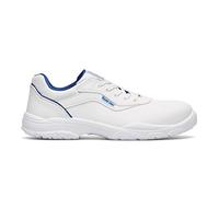 Exena Chaussures de travail S2 à lacets blanches avec capuchon de protection alimentaire, gastronomique