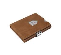 EXENTRI Portefeuille en Cuir à Trois Volets - Blocage RFID avec Clip de Verrouillage en Acier Inoxydable