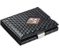 EXENTRI Portefeuille en Cuir à Trois Volets - Blocage RFID avec Clip de Verrouillage en Acier Inoxydable