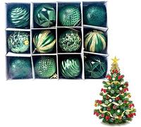 EXENXA Boule de Boules de Sapin de Noël Décorations suspendues de Noël incassables pour la décoration de fête de Mariage de Vacances