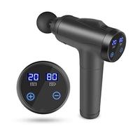 EXENXA Pistolet de Massage Athlètes Soulagement de la Douleur Relax, Pistolet de Massage électrique, Pistolet de Fascia Musculaire de Fitness, Moteur sans balais Super Silencieux