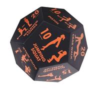 Exercez des dés, exercez des dés pour les entraînements,Jeu de dés de fitness à 12 côtés - Accessoires de gymnase à domicile en force pour l'équipe de yoga de réadaptation des voyages en plein air con