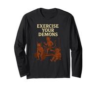 Exercez Vos démons Funny Gym Pun - I Have Exorcized Demons Manche Longue