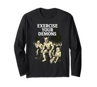 Exercez Vos démons Funny Gym Pun - I Have Exorcized Demons Manche Longue