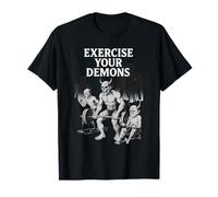 Exercez Vos démons Funny Gym Pun - I Have Exorcized Demons T-Shirt