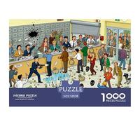 Exercice de braquage de Banque Mal tourné Puzzle en Bois Imperméable DIY Puzzles De 1000 Pièces pour Adultes Cadeaux Défi Et Casse-tête Jeux Éducatifs