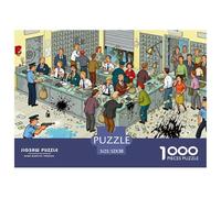 Exercice de braquage de Banque Mal tourné Puzzle en Bois Imperméable Puzzles De 1000 Pièces pour Adultes Impossible Jeux Éducatifs