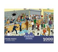 Exercice de braquage de Banque Mal tourné Puzzle en Bois Imperméable Puzzles De 1000 Pièces pour Adultes Cadeaux Coloré De Décoration pour La Maison