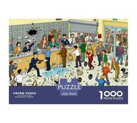 Exercice de braquage de Banque Mal tourné Puzzle en Bois Imperméable Puzzles De 1000 Pièces pour Adultes Défi Et Casse-tête Jeux De Stimulants