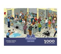 Exercice de braquage de Banque Mal tourné Puzzle en Bois Imperméable Puzzles De 1000 Pièces pour Adultes Amusant De Décoration pour La Maison