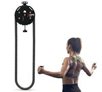Exercice De Corde Portable, Entraîneur À Corde Infini Avec Système De Poulie Et Résistance Réglable Pour Un Entraînement Complet Du Corps, Cardio, Hiit Et Musculation(Black)