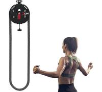 Exercice De Corde Portable, Entraîneur À Corde Infini Avec Système De Poulie Et Résistance Réglable Pour Un Entraînement Complet Du Corps, Cardio, Hiit Et Musculation(Red)