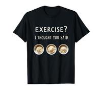 Exercice de mèmes de Gym Amusant Je pensais Que Vous aviez Dit Extra Rice T-Shirt