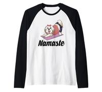 Exercice de yoga Shih Tzu Let's Walk pour hommes, femmes, enfants, amoureux des chiens Manche Raglan