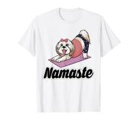Exercice de yoga Shih Tzu Let's Walk pour hommes, femmes, enfants, amoureux des chiens T-Shirt