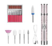 Exercice électrique pour les ongles, de manucure - Ensemble de forage sans fil pour les ongles, Outil de pédicure multifonctionnel, dissolvant de vernis à gel à faible bruit USB USB