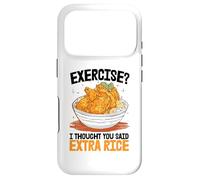 Exercice Je pensais Que tu avais Dit Un supplément de Riz Coque pour iPhone 17 Pro