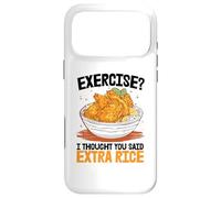 Exercice Je pensais Que tu avais Dit Un supplément de Riz Coque pour iPhone 17 Pro Max