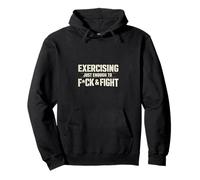 Exercice Juste Assez pour FCK & Fight Vintage Sweat à Capuche