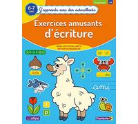 Exercices amusants d'écritures (6-7 a.) - (J'apprends avec des autocollants)