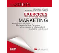 Exercices avec corrigés détaillés - Marketing 2016-2017