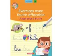 Exercices avec feutre effaçable - J'apprends à écrire Petra Theissen (Auteur)
