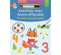 Exercices avec feutre effaçable - premiers jeux de calcul (4-5 a.) - Collectif - Chantecler - broché - Scolaire / Universitaire