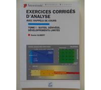 Exercices Corriges D'analyse Avec Rappels De Cours - Tome 2, Fonctions, Integrations, Equations Differentielles
