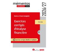 Exercices corrigés d'analyse financière 43 exercices corrigés détaillés et expliqués - PCG 2026 - Francis Grandguillot - Gualino Eds - broché - Scolaire / Universitaire