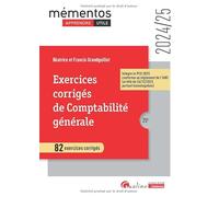 Exercices corrigés de comptabilité générale: 82 exercices corrigés