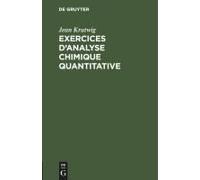 Exercices D'analyse Chimique Quantitative