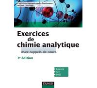 Exercices de Chimie analytique - Avec rappels de cours - 3e éd: Avec rappels de cours