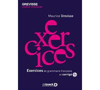 Exercices de grammaire française: et corrigé