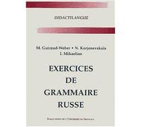 Exercices de grammaire russe - Marguerite Guiraud-Weber - Publication Universite Provence - broché - Livre