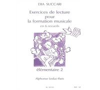 EXERCICES DE LECTURE POUR LA FORMATION MUSICALE/VOLUME 6-ELEMENTAIRE 2