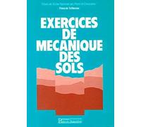 Exercices de mécanique des sols