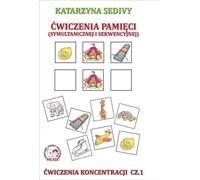 Exercices de mémoire Exercices de concentration Partie 1 Katarzyna Sedivy (Buch auf Polnisch)