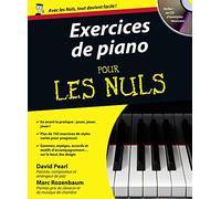 Exercices de piano pour les nuls – 1 CD‑Rom