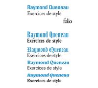 Exercices de style Édition spéciale - Raymond Queneau - Gallimard - Poche - Roman