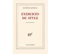Exercices de style - Raymond Queneau - Gallimard - broché - Essai