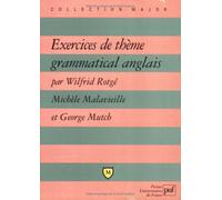 Exercices de thème grammatical anglais