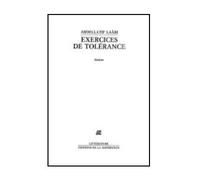 Exercices de tolérance - Théâtre - Abdellatif Laâbi - La Difference - Livre