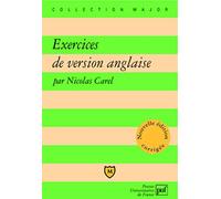 Exercices de version anglaise
